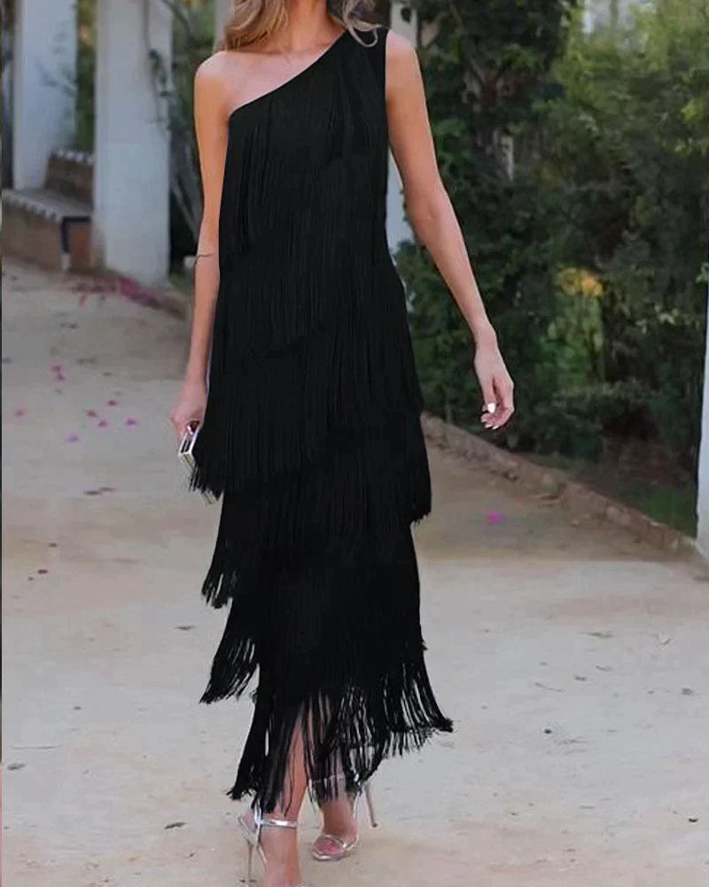 Lauren | Fringe Dress