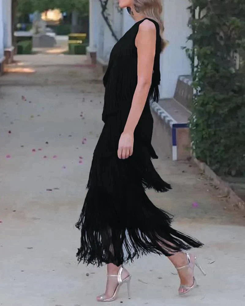 Lauren | Fringe Dress