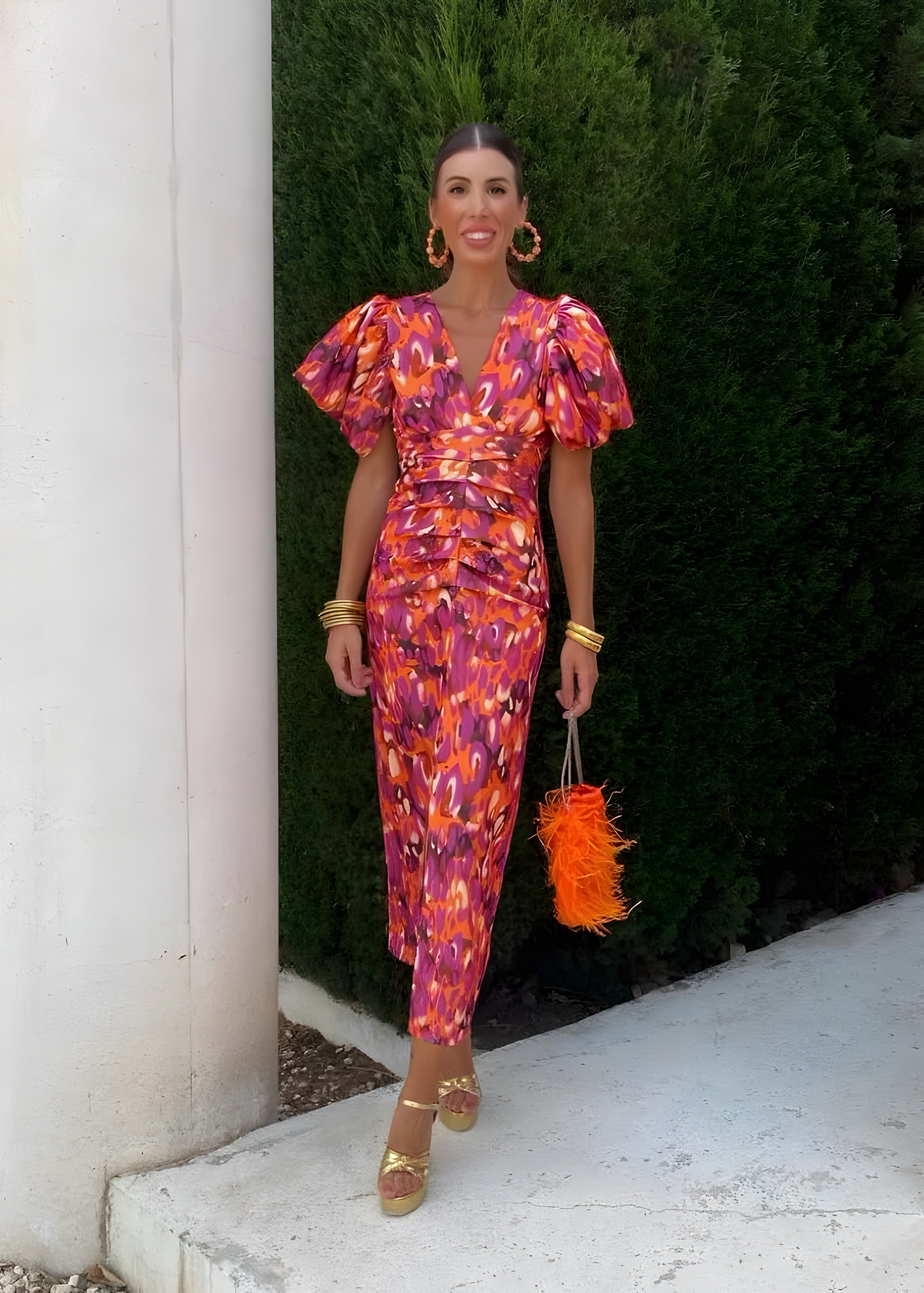 Tora | Dress with Pleated Cuffs